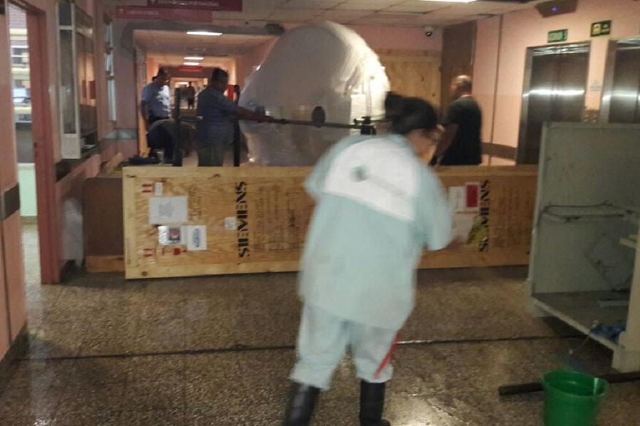 hospital de niños goteras