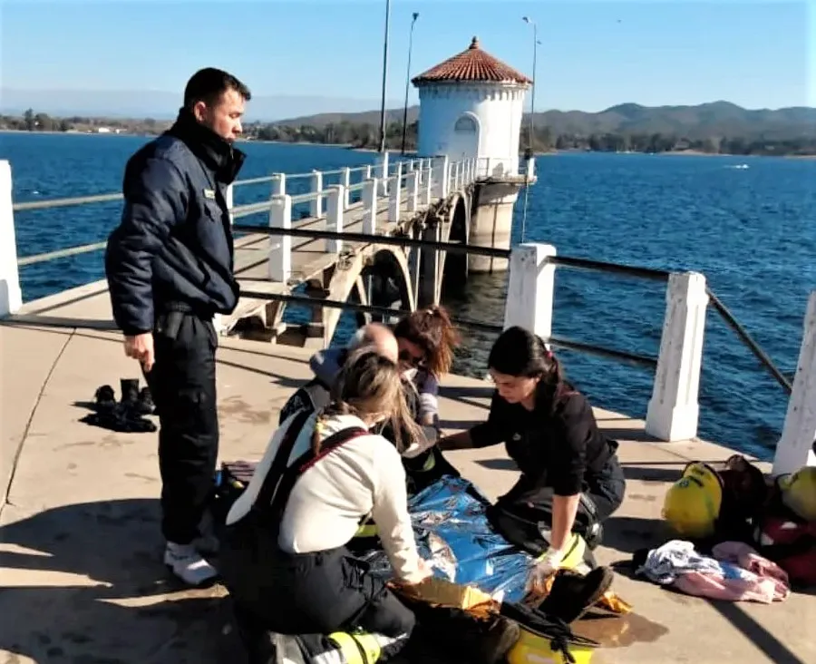 Rescate de persona en Embalse (Bomberos de Embalse) 01