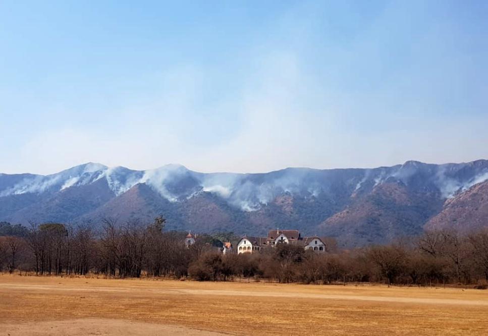 Incendio Punilla by prensa Gobierno