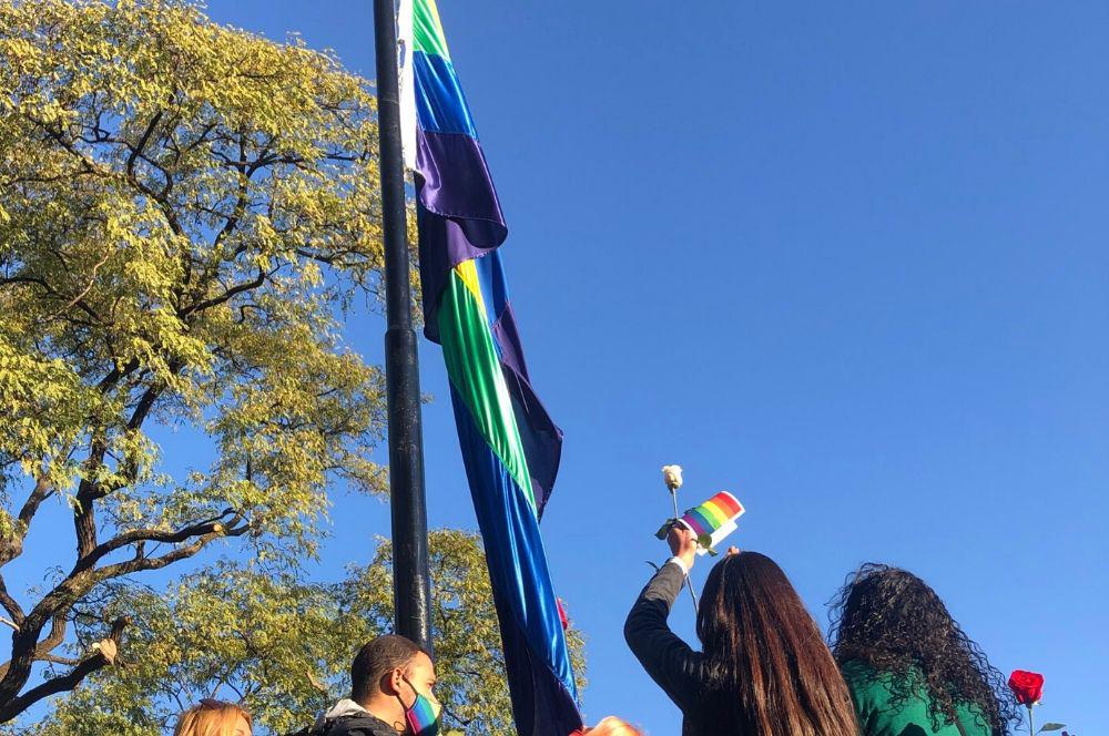 Bandera de la diversidad twitter Victoria Flores
