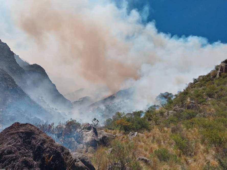 incendio la Paz by bomberos de San Javier