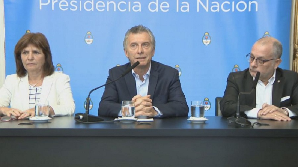macri en conferencia de prensa