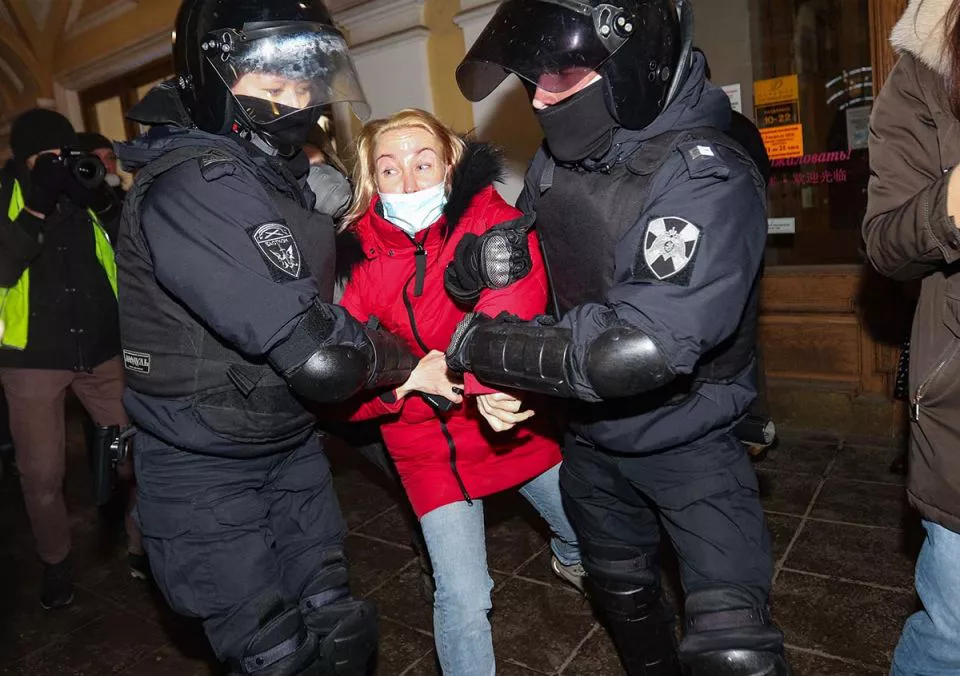 detenidos en Rusia by Getty Images