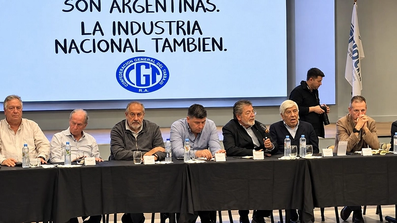 Reunión de la Mesa Chica Ampliada de la CGT (gentileza)