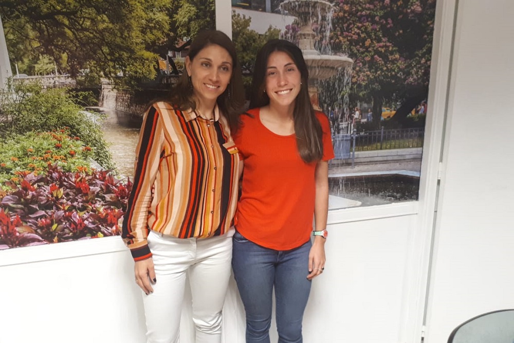 Concejal Flores junto a Valentina Cámara, jugadora de Belgrano by Fede Jelic LNM