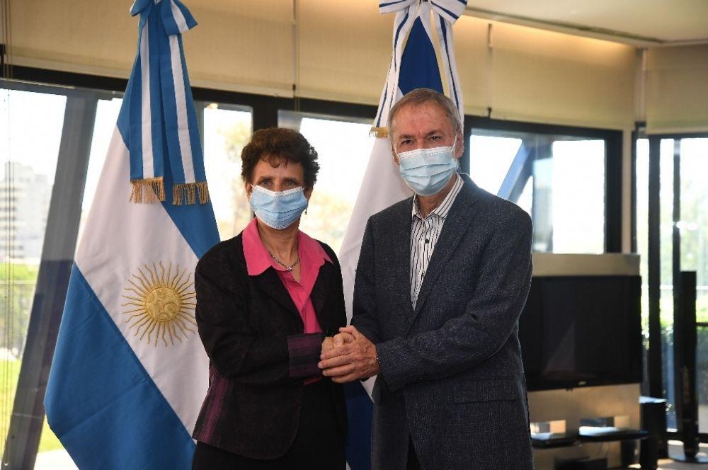 Schiaretti con Embajadora de Israel