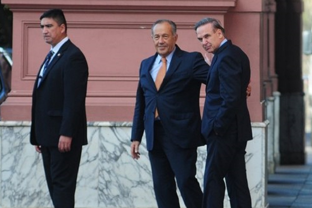 Reunion-Senadores-Casa-Rosada pichetto Rodríguez Saa by Maximiliano Luna Infobae