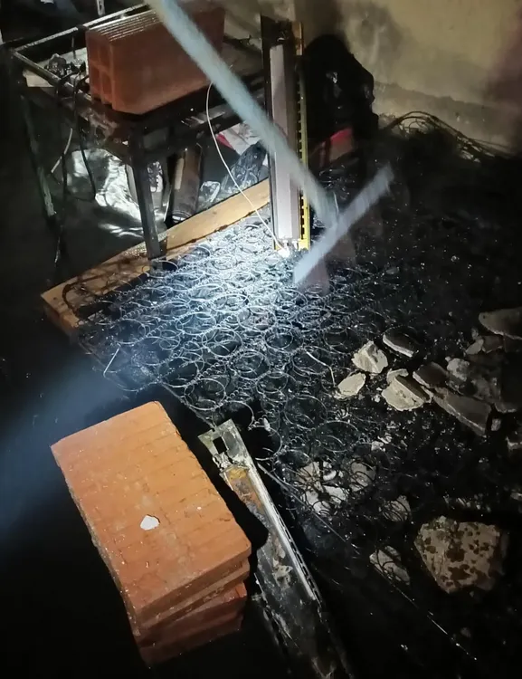 Incendio en barrio Los Paraísos (Policía) 2