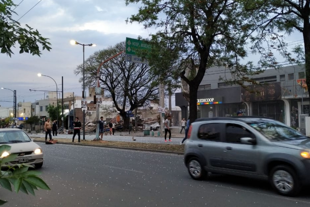 Explosion Pizzeria Fuerza Area Gentileza