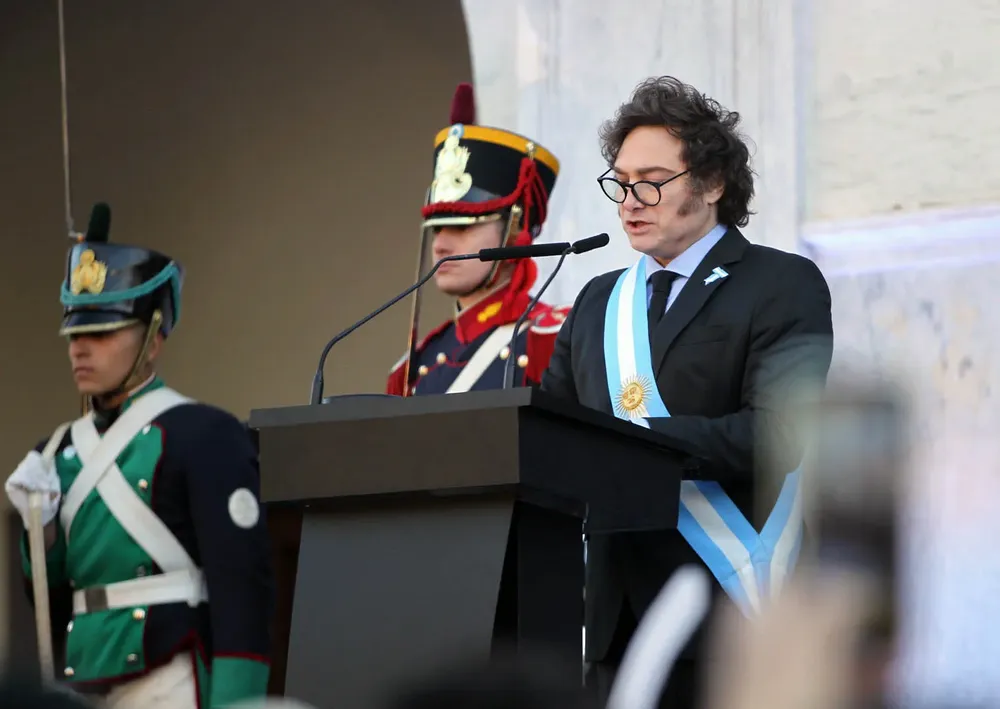 Javier Milei acto patrio