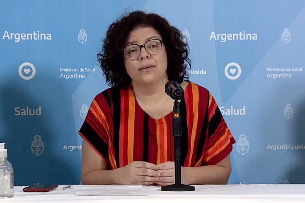 Carla Vizzotti by captura de pantalla