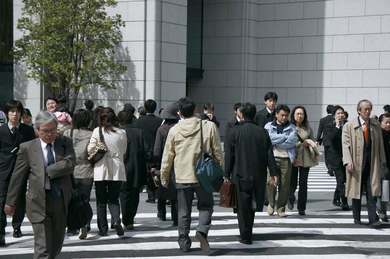 japoneses trabajadores