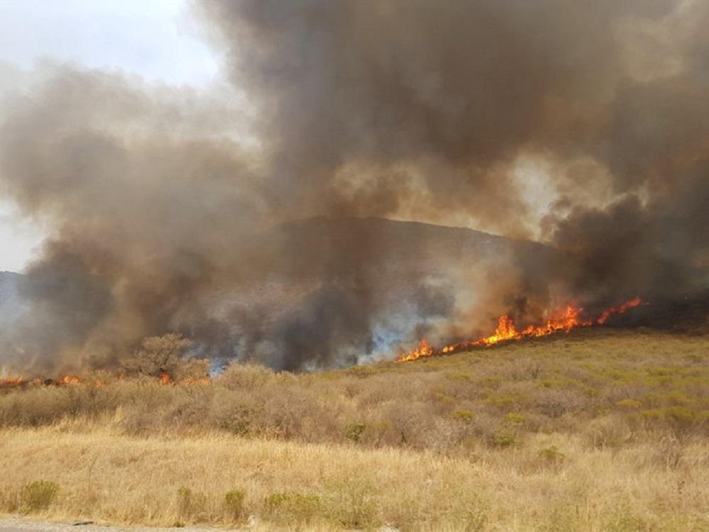 incendio pampa de olaen Gob de Cba