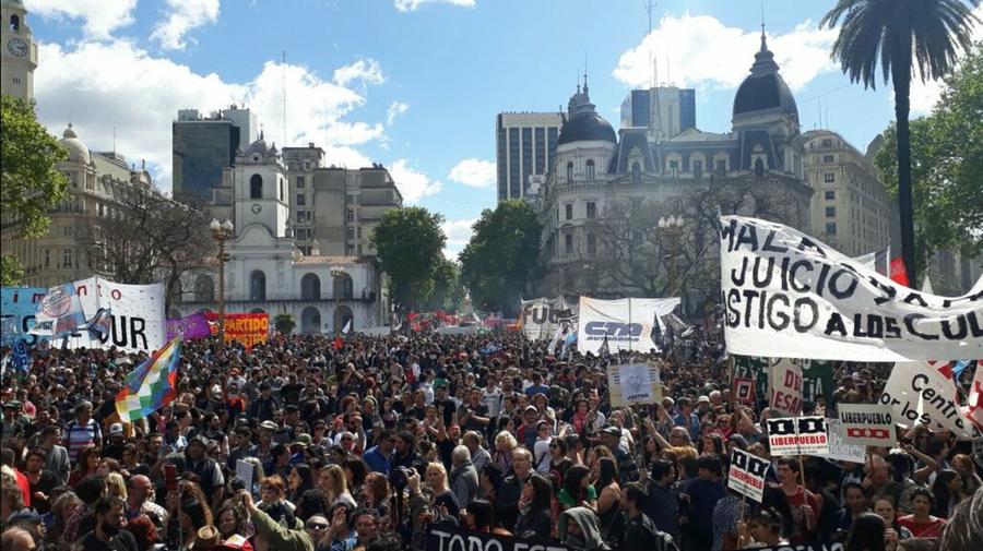 marcha en bs as santiago maldonado