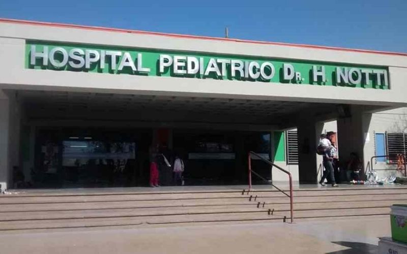 Hospital pedriático de Mendoza Telam