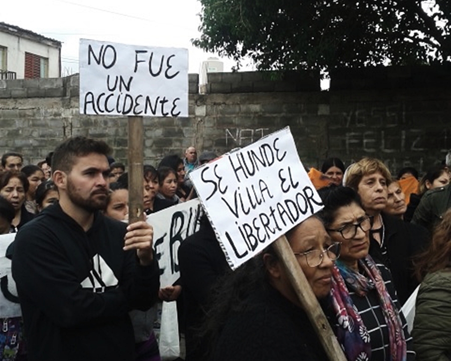 villa libertador marcha de luto - radio sur