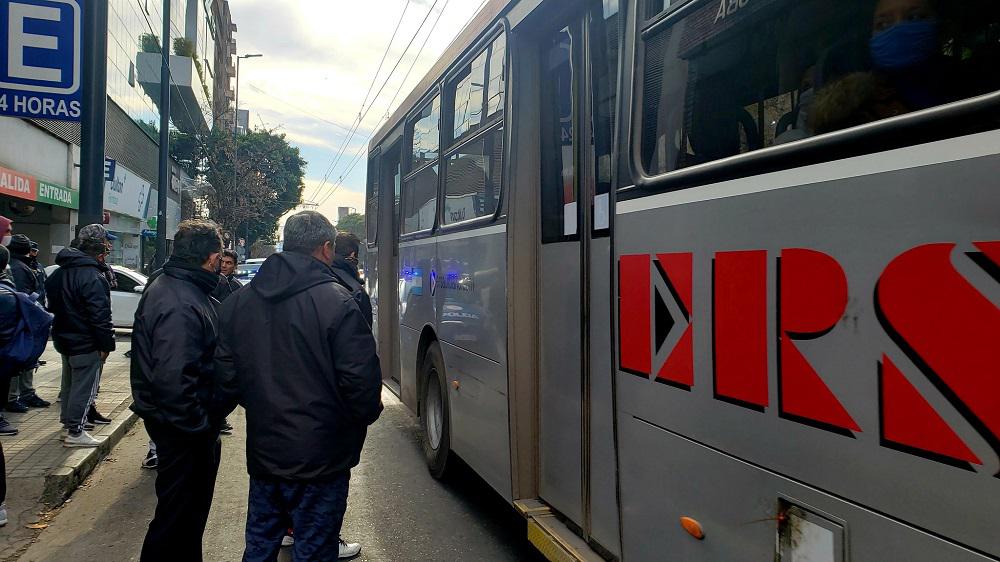 Protesta de choferes de Ersa @leoguevara80