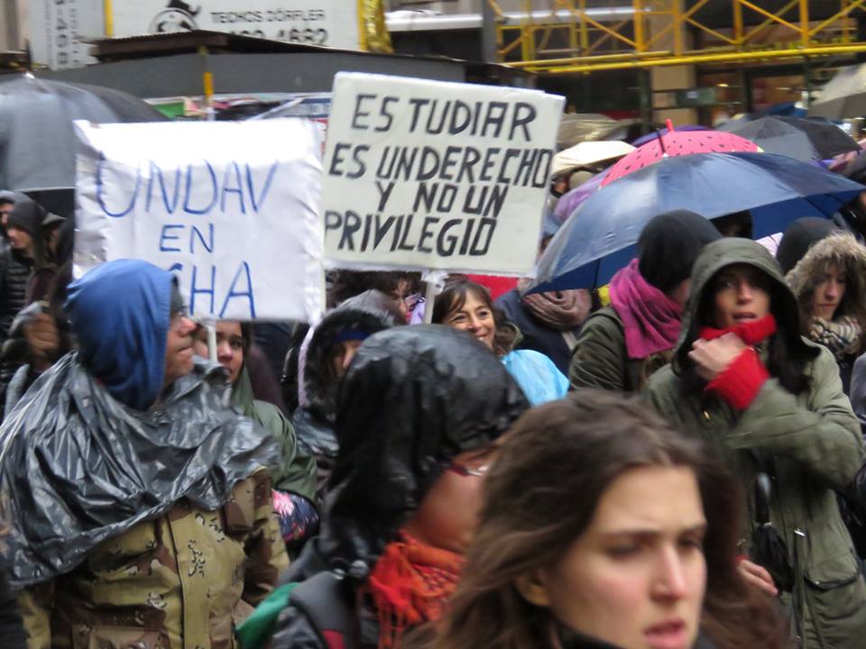 marcha universitaria