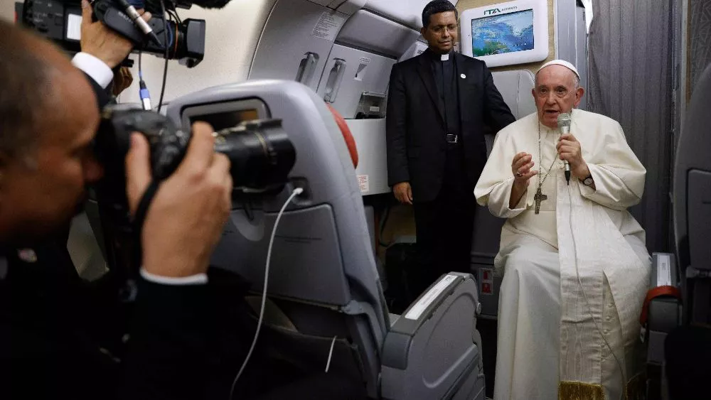 Papa Francisco en Canadá (Télam)