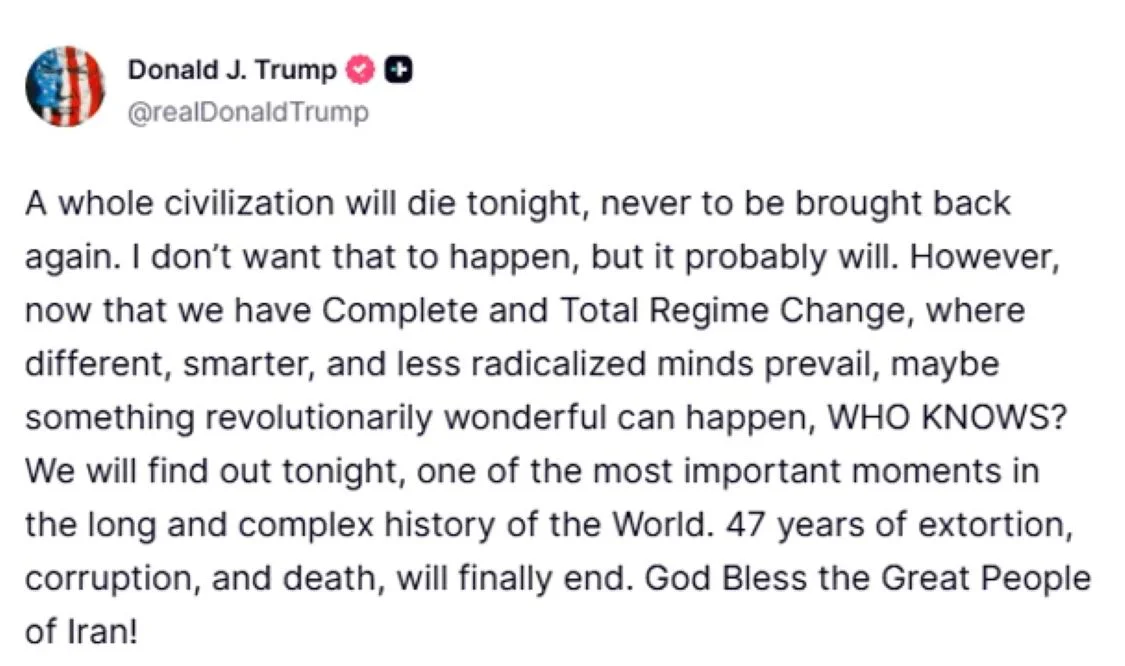 Tuit de Trump
