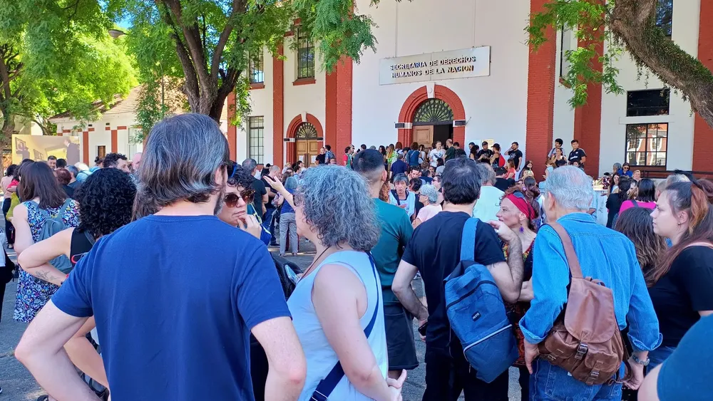 Protesta en el Archivo Nacional de la Memoria (Frente de Izquierda y los Trabajadores Unidad) 2