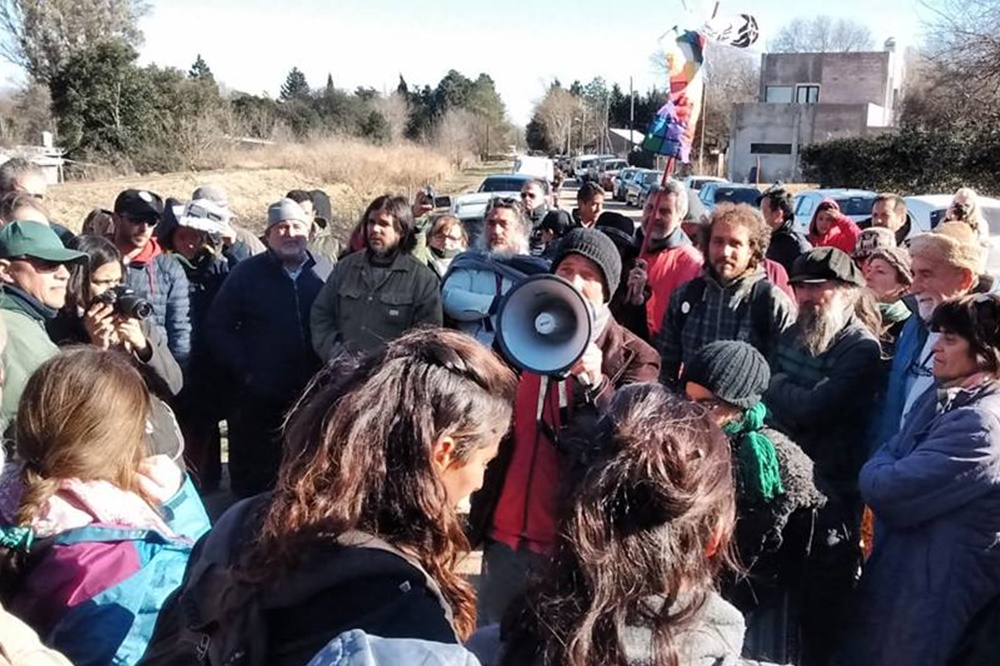 autovida protesta unidos por el monte