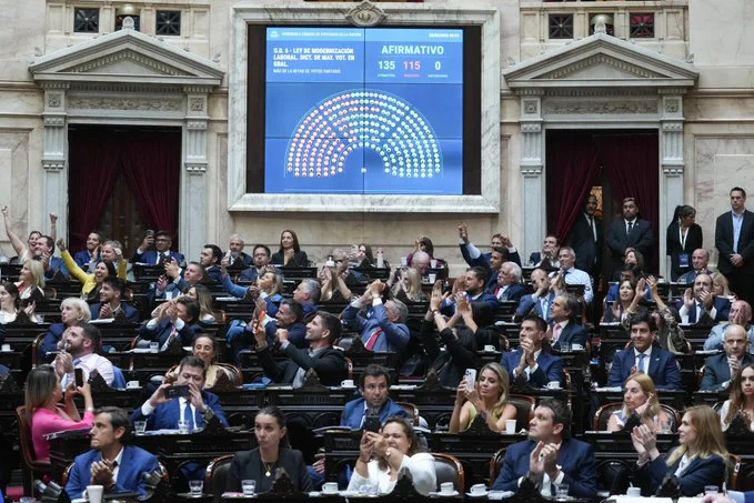 Aprobación Ley de Reforma Laboral en Diputados (X de Diputados)