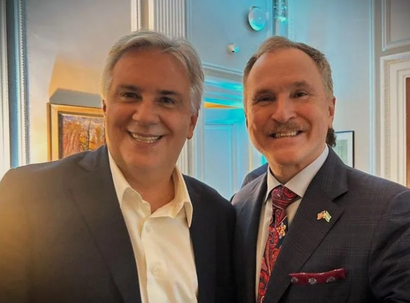 Llaryora con Peter Lamelas (Gobierno de Córdoba)