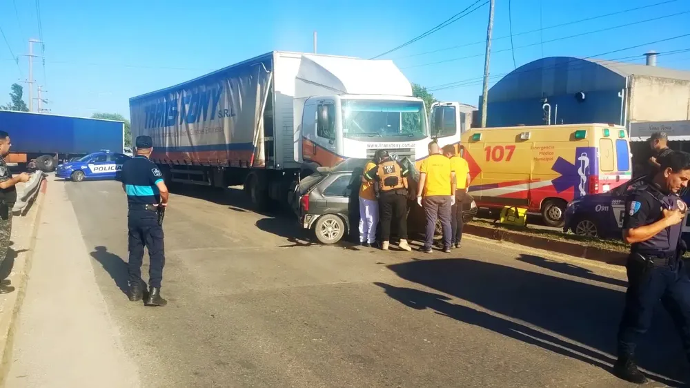 Accidente barrio San Felipe