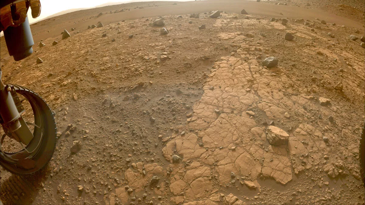 Superficie de Marte, retratada por la misión Perseverance (NASA)
