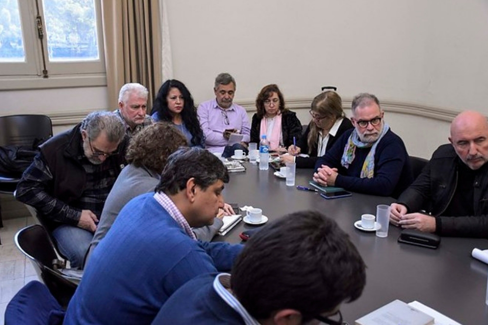 Reunión con autoridades de ka Secretaría de Políticas Universitarias de la nación - Conadu Histórica
