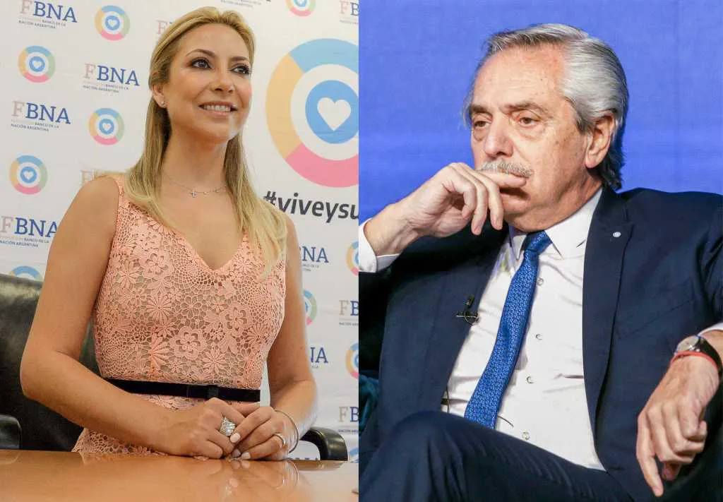 Alberto Fernandez y Fabiola NA