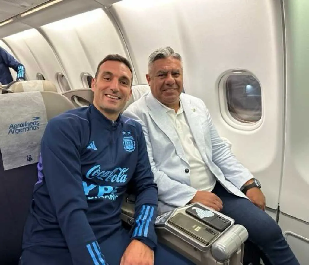 Chgiqui Tapia y Scaloni by NA