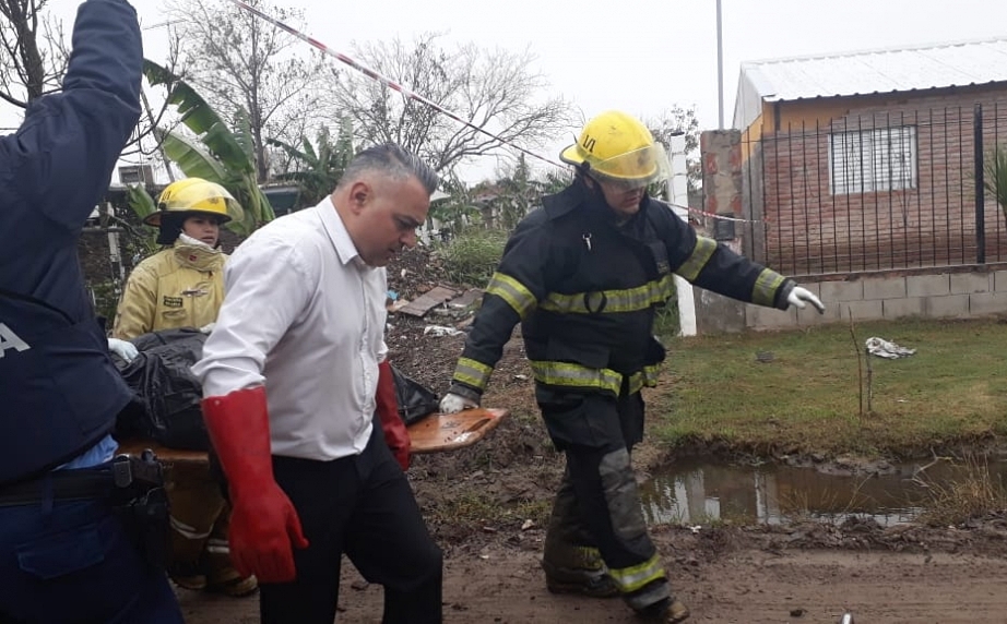 incendio foto radio estacion