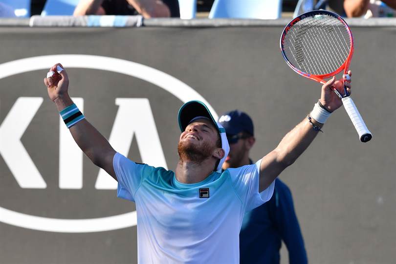 Diego Schwartzman en Abierto de Australia by AFP