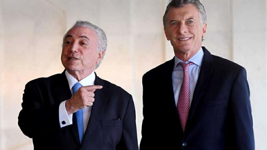 macri y temer mercosur AP