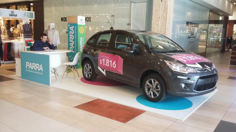 Stand Parra en Paseo Rivera