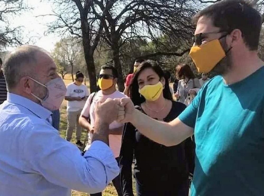 luis juez con juventud prensa Cambiando Juntos