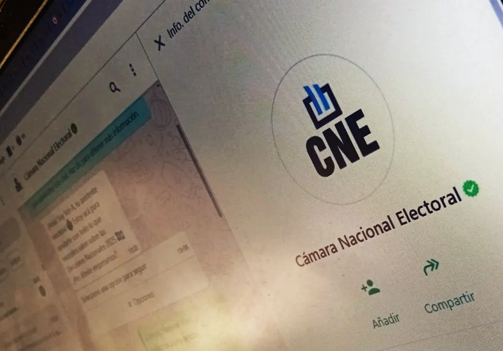 Chatbot de la Cámara Nacional Electoral