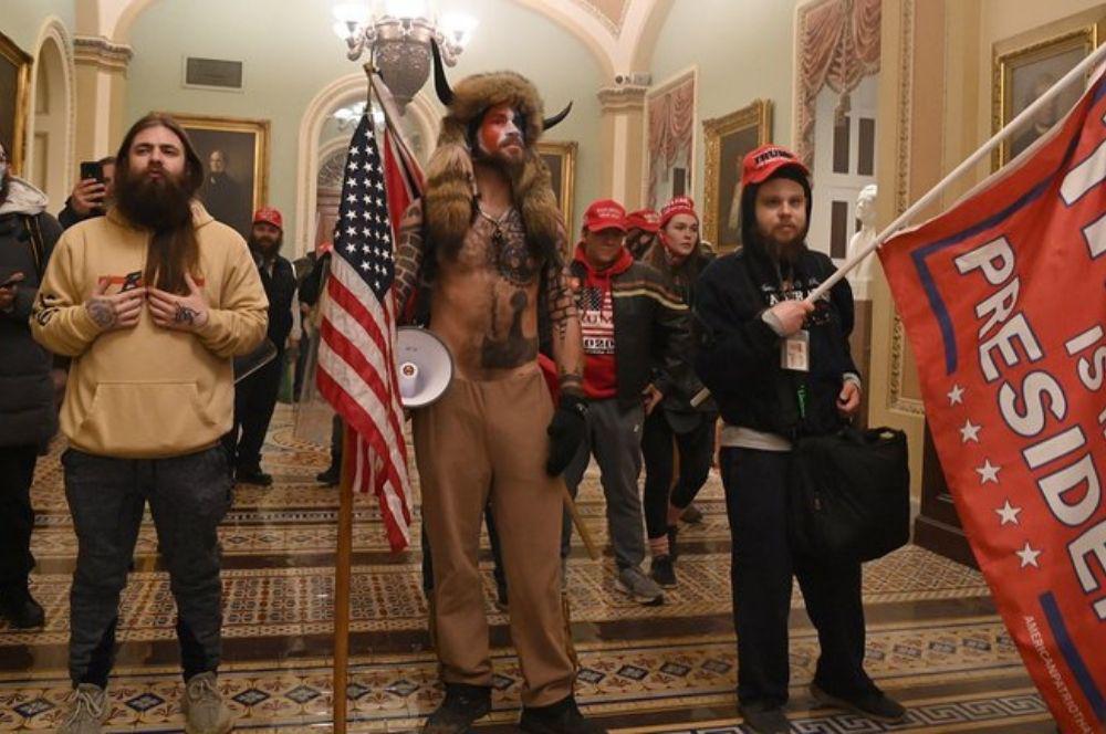 Manifestantes tomas el Capitolio Win McNameeGetty ImagesAFP