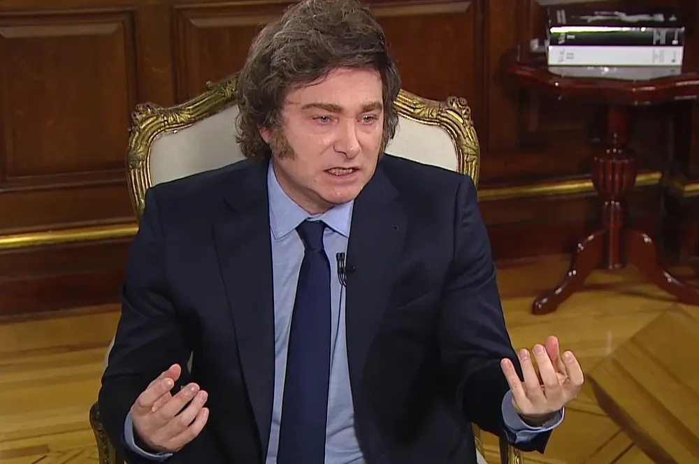 milei habla de la estafa by na