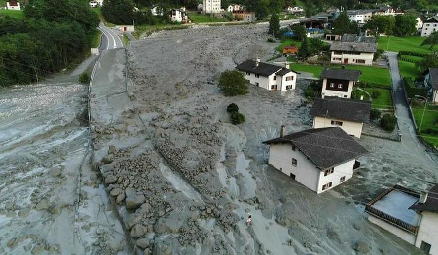 alud en suiza AFP