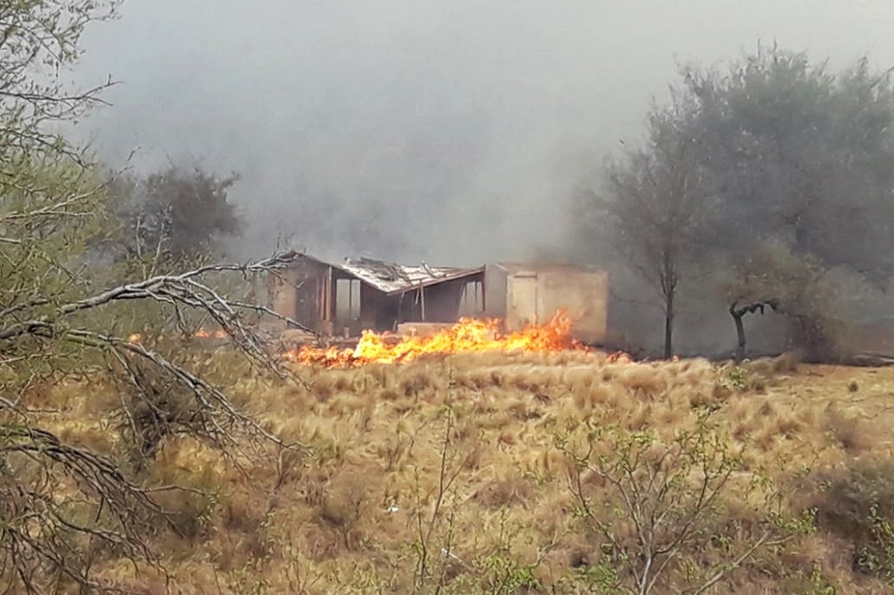 Incendio Santa María de Punilla by diego Concha