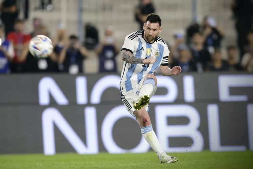 messi en argentina-panama by tw selección