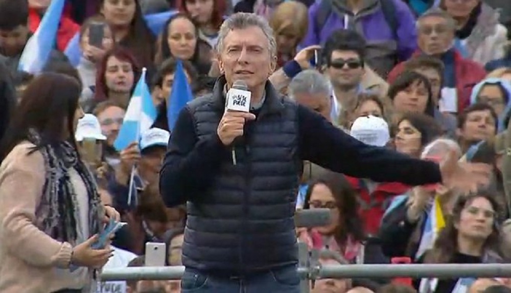 Macri en Paraná Télam