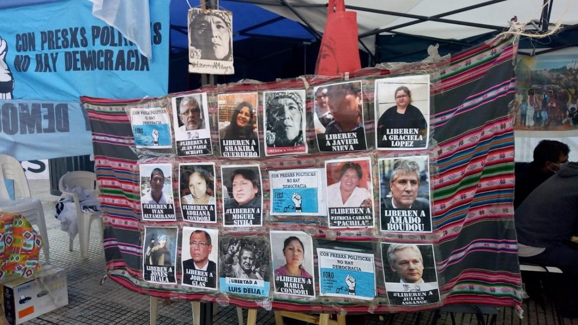 acampe por la libertad a milagro sala Foto Gentileza CMS (2)