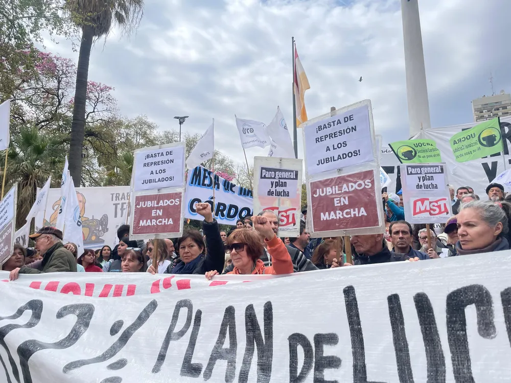 MArcha jubilados Martín Peinado