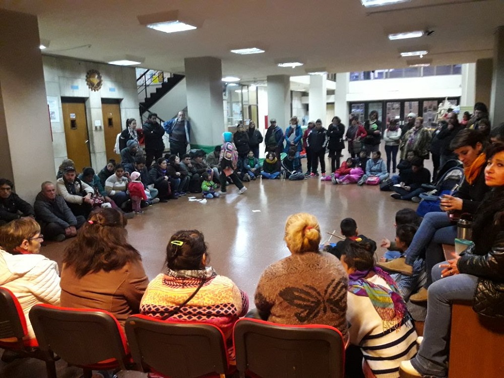 Asamblea parque esperanza en luz y fuerza
