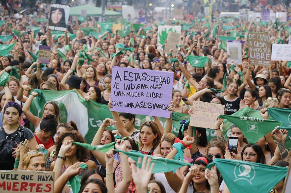 Marcha 8M LNM Javier Imaz
