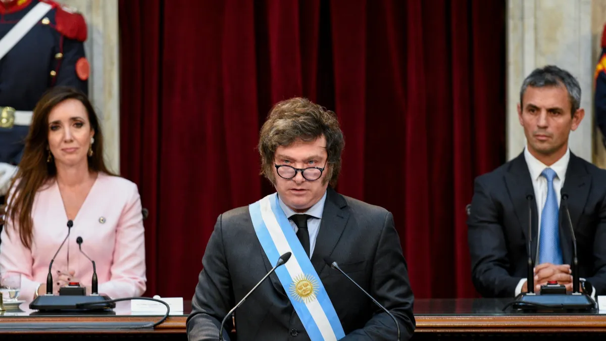 Javier Milei en la Asamblea Legislativa 2024 (gentileza)